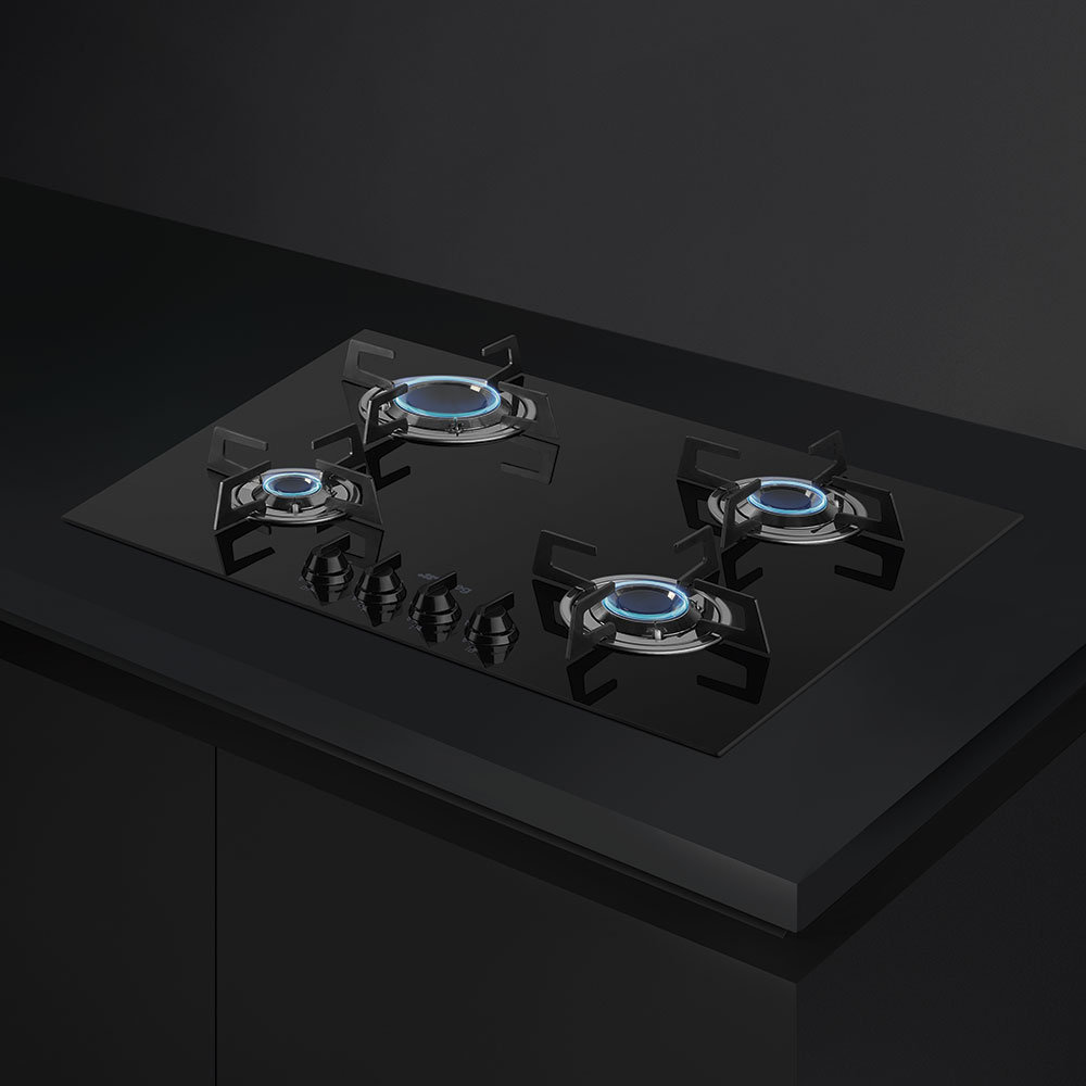 De nieuwste gaskookplaat van Smeg met Blade Flame Burners - Dolce Stil novo #kookplaat