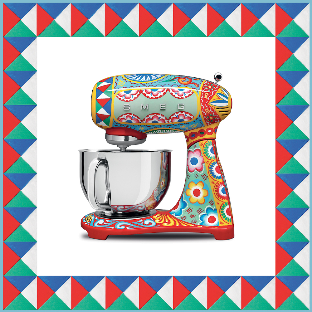 Smeg keukenmixer 50's style - design Dolce&Gabbana collectie Sicily is my love #keuken #keukenapparaten #DGsicilyismylove