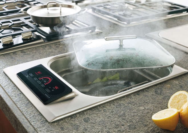 Koken met stoom Sub-Zero Wolf