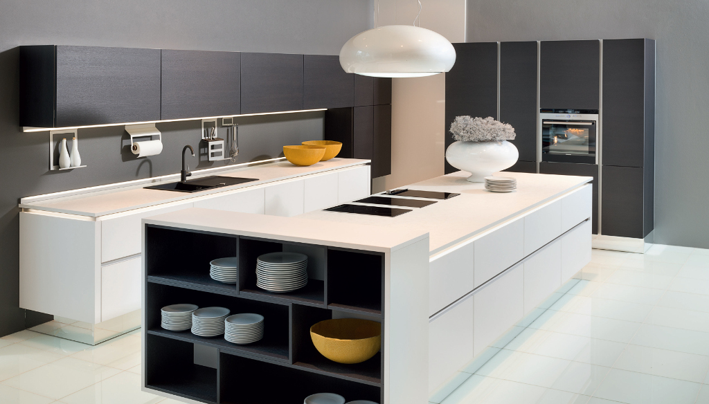 Moderne keuken Logic via Keukenspecialist.nl