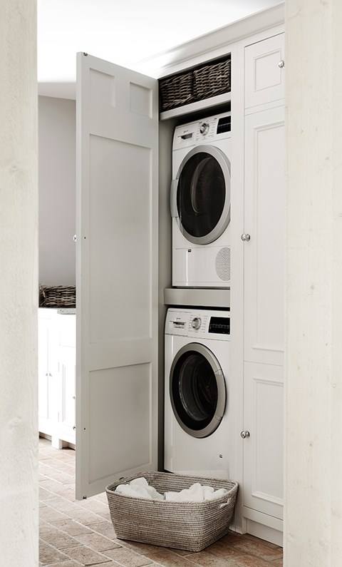 Neptune kast voor bijkeuken of waskamer-laundry room. Chichester meubel - Marin Zoon Interior Design