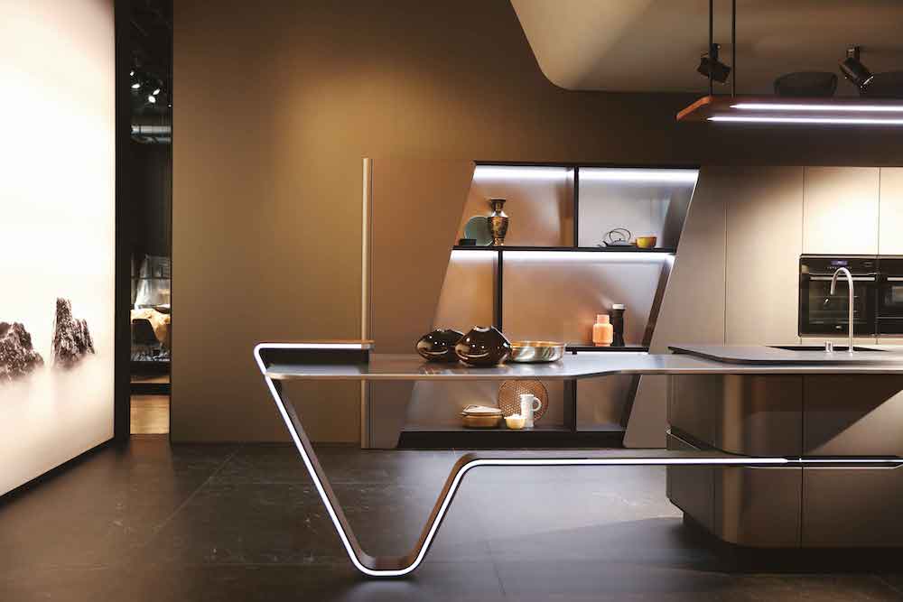 Designkeuken Snaidero Vision by Pininfarina design via Tieleman keukens #design #keuken #madeinitaly #keukendesign #snaidero #tielemankeukens