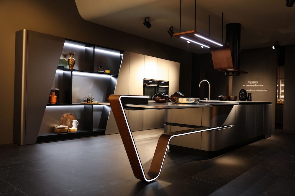 Designkeuken Snaidero Vision by Pininfarina design via Tieleman keukens #design #keuken #madeinitaly #keukendesign #snaidero #tielemankeukens