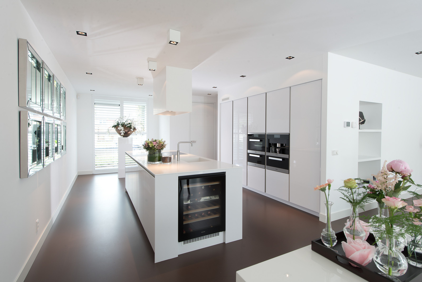 Moderne hooglans witte keuken Snaidero Way by Tieleman Keukens 