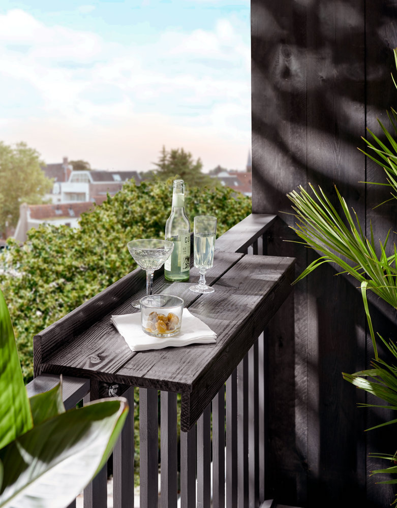 Inspiratie voor het balkon - maak je eigen rooftop bar #dyi #balkon #rooftop