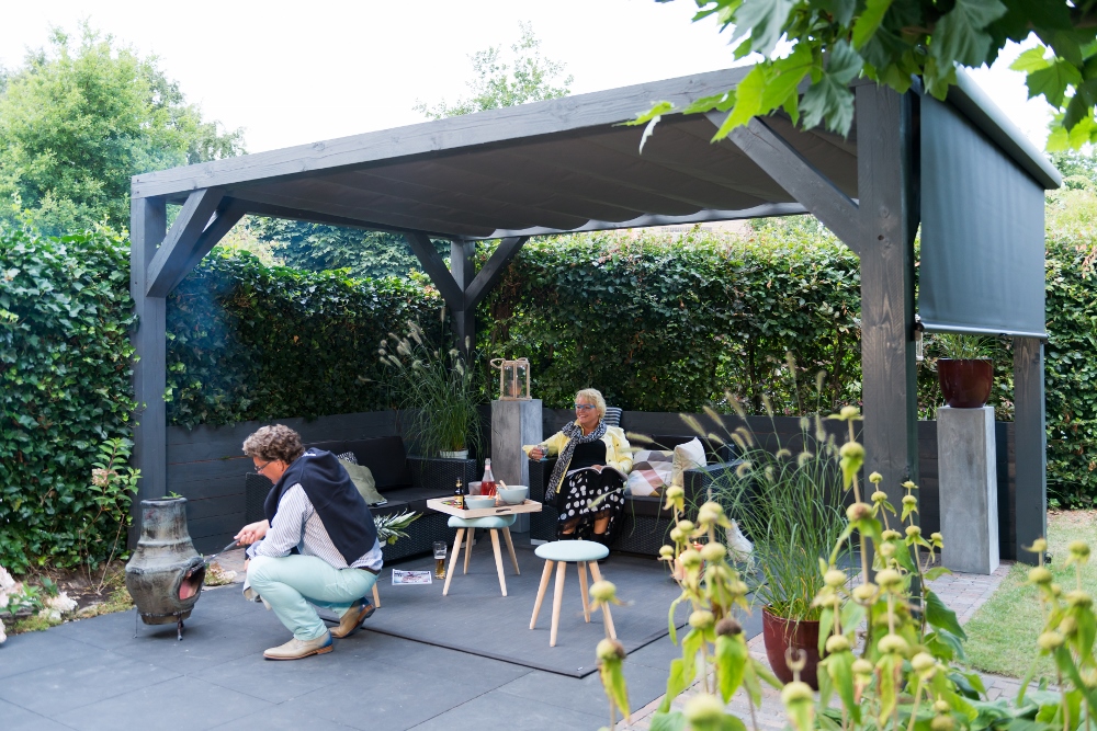 Doekzonwering en terrasoverkapping voor de tuin & terras - Solem van LuxxOut #tuin