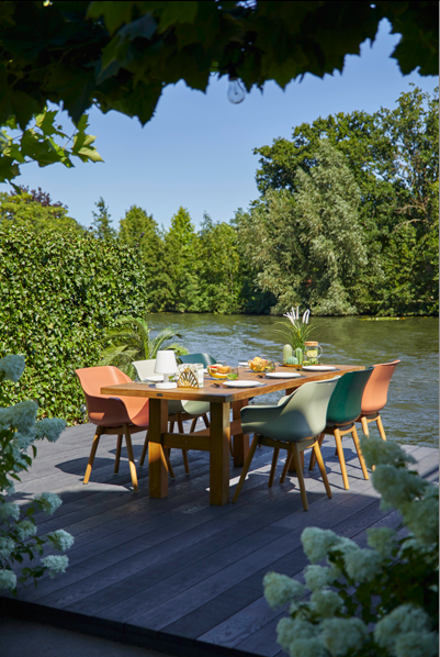 Tuininspiratie. Tuinstoelen in verschillende kleuren: stoel Hartman Sophie. #tuinmeubelen #tuinstoelen #stoel #tuininspiratie #tuinidee #hartman #sophie