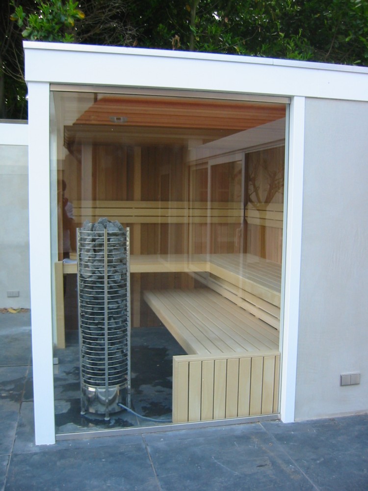 Sauna in de tuin via Cerdic