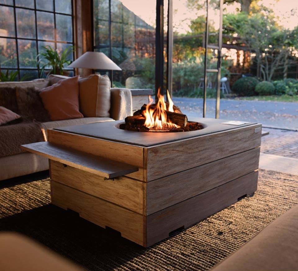Happy cocooning: loungetafels met ingebouwde tuinhaard nieuws ...