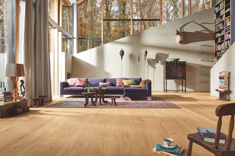 Nieuwste Lindura houten vloer Houten HD400 natuurgeolied van Meister - Eik natuur pure 8743  #interieur #interieurinspiratie #houtenvloer #hout #vloer #meister #lindura