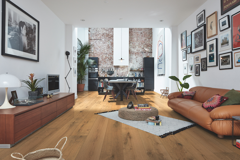 Lindura houten vloer Houten HD400 Eik rustiek van Meister #interieur #interieurinspiratie #houtenvloer #hout #vloer #meister #lindura