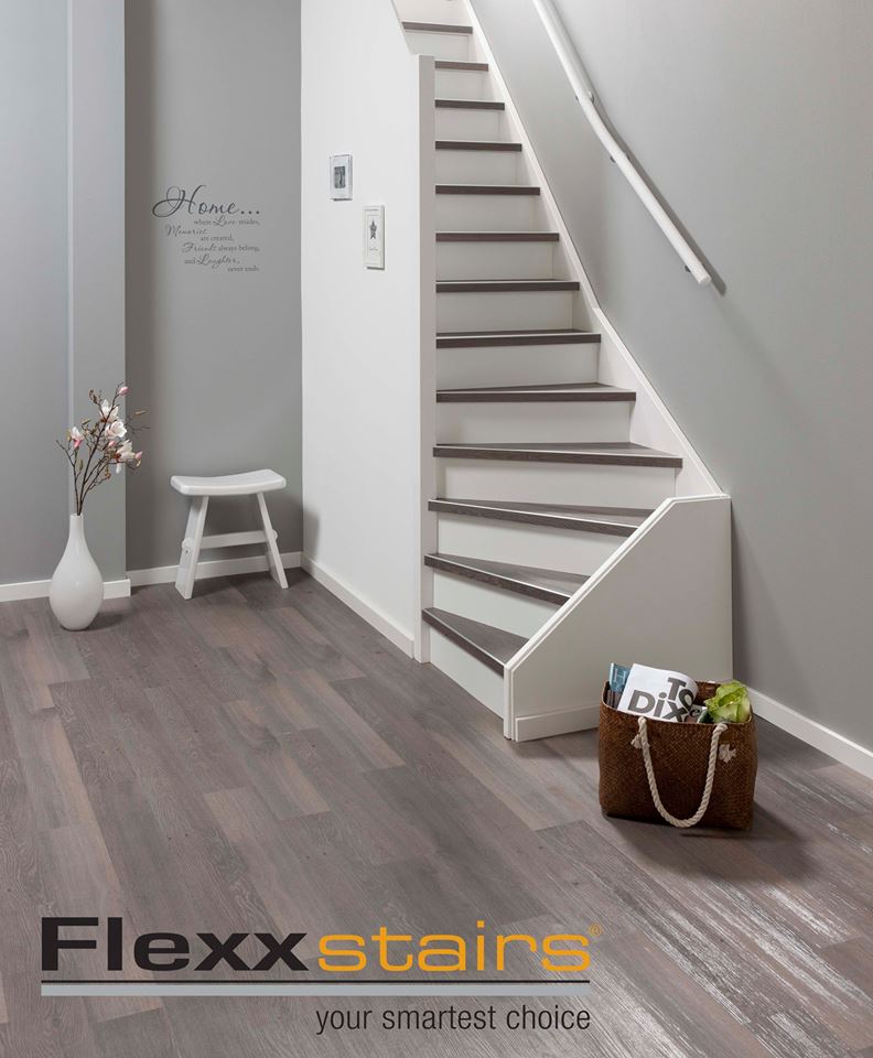 Flexxfloors traprenovatie kunststof trapprofielen #traprenovatie #trap #flexxfloors #interieur