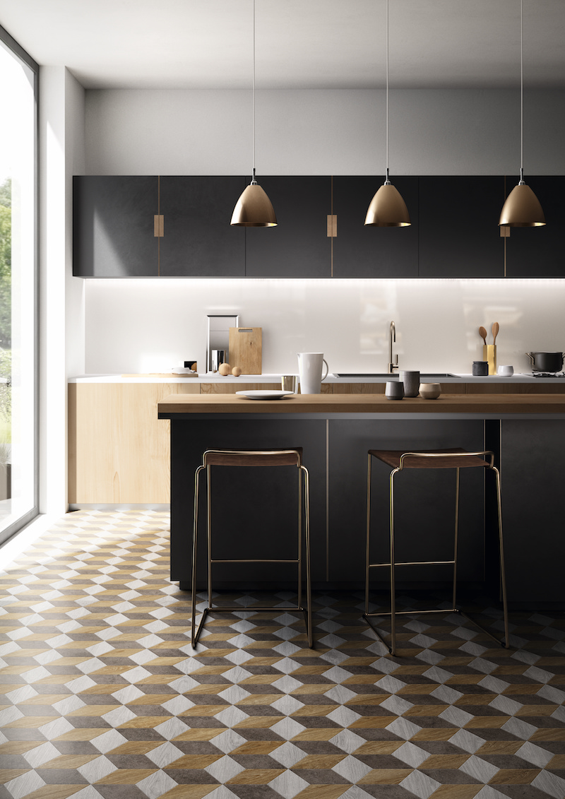 PVC vloer Moduleo Moods in de keuken #moduleo #pvc #vloer #interieurinspiratie #interieur