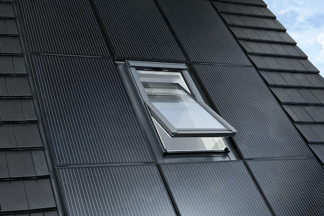 Velux dakramen met zonnepanelen