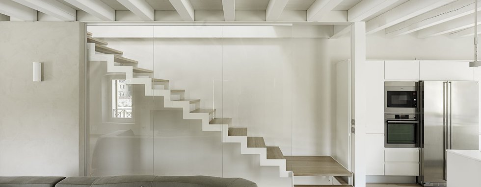 Alles over trappen in het interieur. Design trap Fontanot #fontanot #trap #trappen #interieur #design