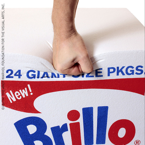 Brillo Andy Warhole pouf