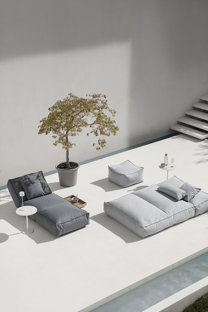 Tuininspiratie. Tuinmeubelen. Loungeset van Blomus #blomus #tuin #terras #tuinmeubelen #loungen #tuininspiratie #blomus
