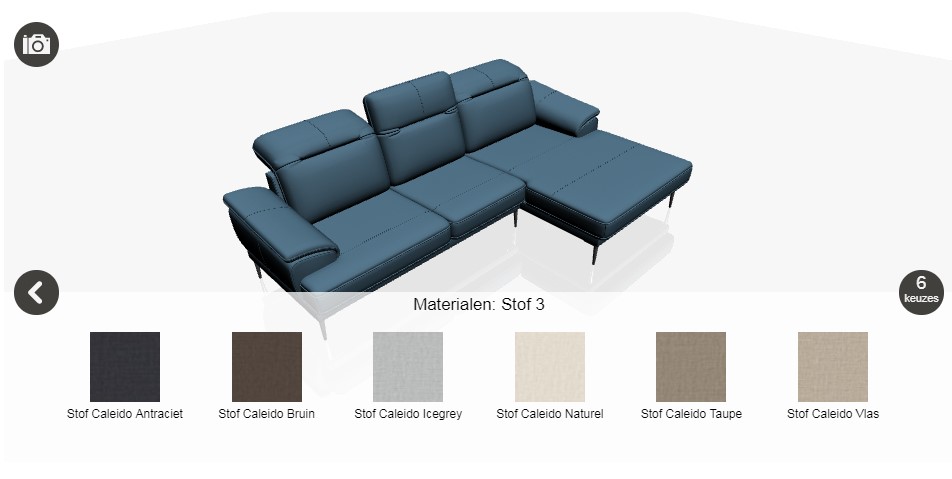 Henders & Hazel heeft een 3D configurator op de site. Die helpt je stap voor stap bij het samenstellen van je ideale zitbank, hoekbank, bank en meubels #hendershazel #zitbank #bank