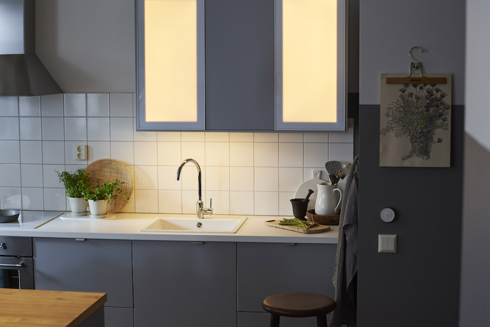 Ikea smart lighting collection - dimbare verlichting keuken