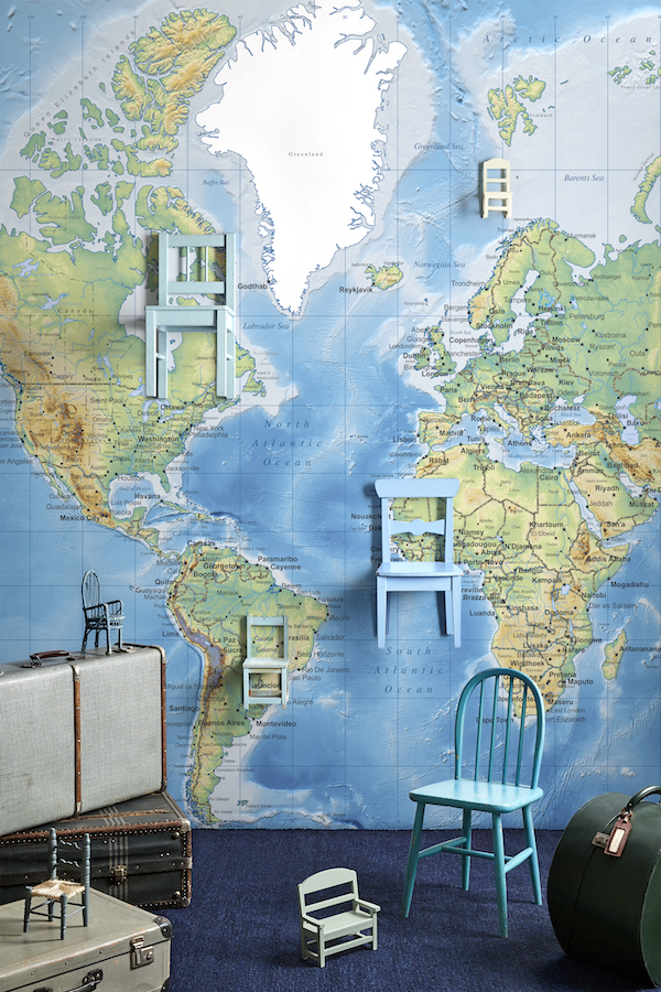 photowall world map