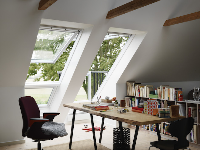 Velux uitklapbaar balkon 