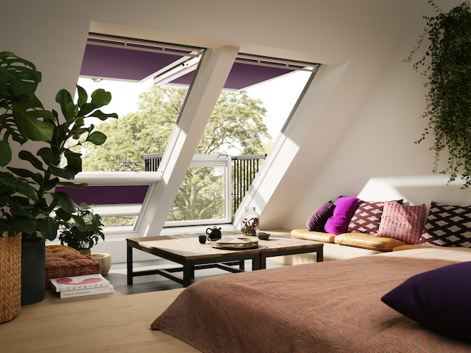 Velux uitklapbaar balkon 