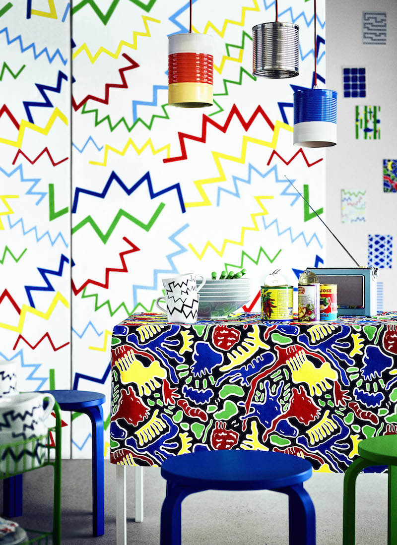 IKEA Avsiktlig limited collectie met kleurrijke Jazz print #ikea