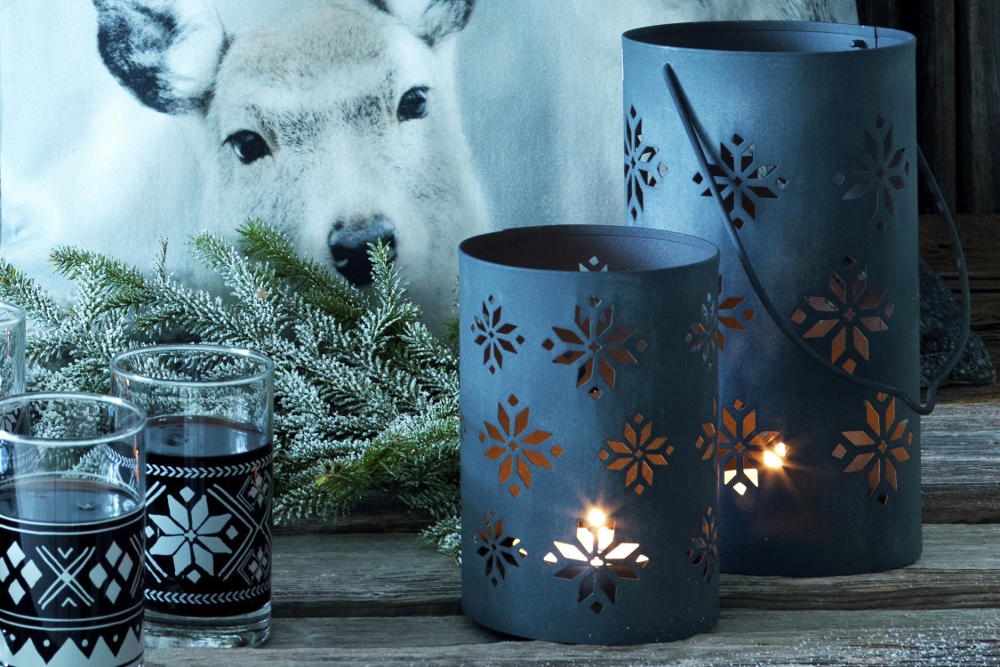 Warme winterse interieur accessoires ISGATA #kussens #kaarsen #ikea