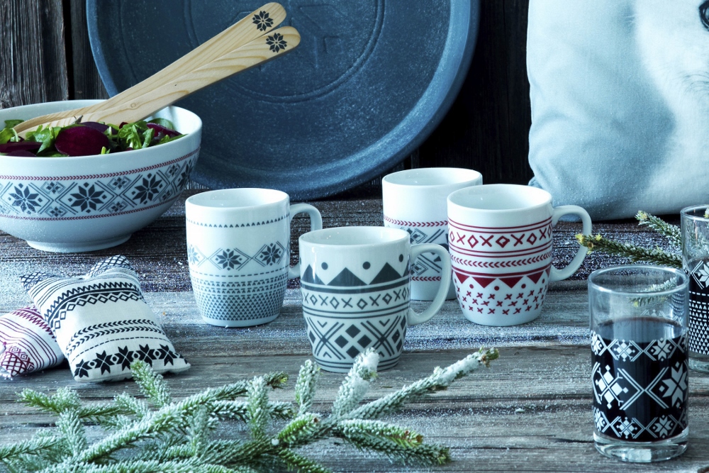 Warme winterse interieur accessoires ISGATA #servies #ikea